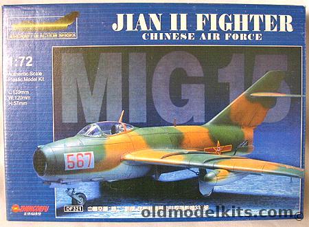 Zhengdefu 1/72 Mig 15 - Jian II Chinese AF Fighter plastic model kit